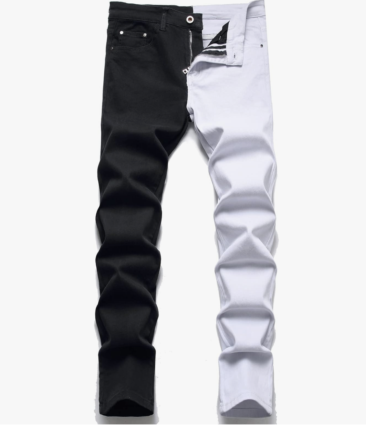 Bondage Pants - White and Black